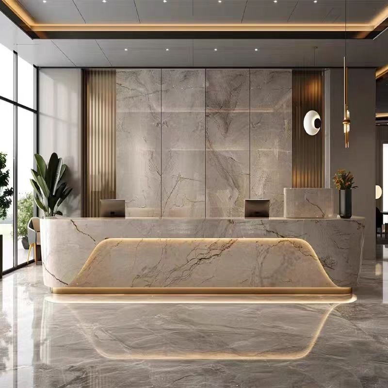 Home Office Tienda - مكتب استقبال أنيق على الأرض، منظم