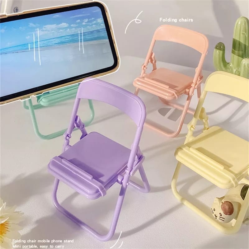 Home Office Design - حامل هاتف على شكل كرسي لطيف،