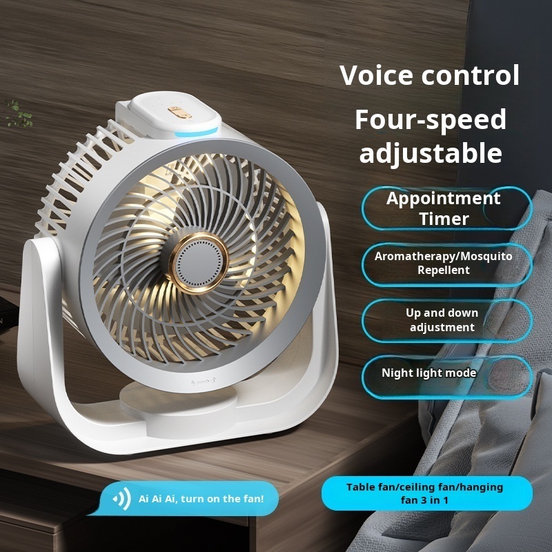 مروحة مكتب ذكية تعمل بالصوت مع - مراجعة Home Office Gadgets وسعره