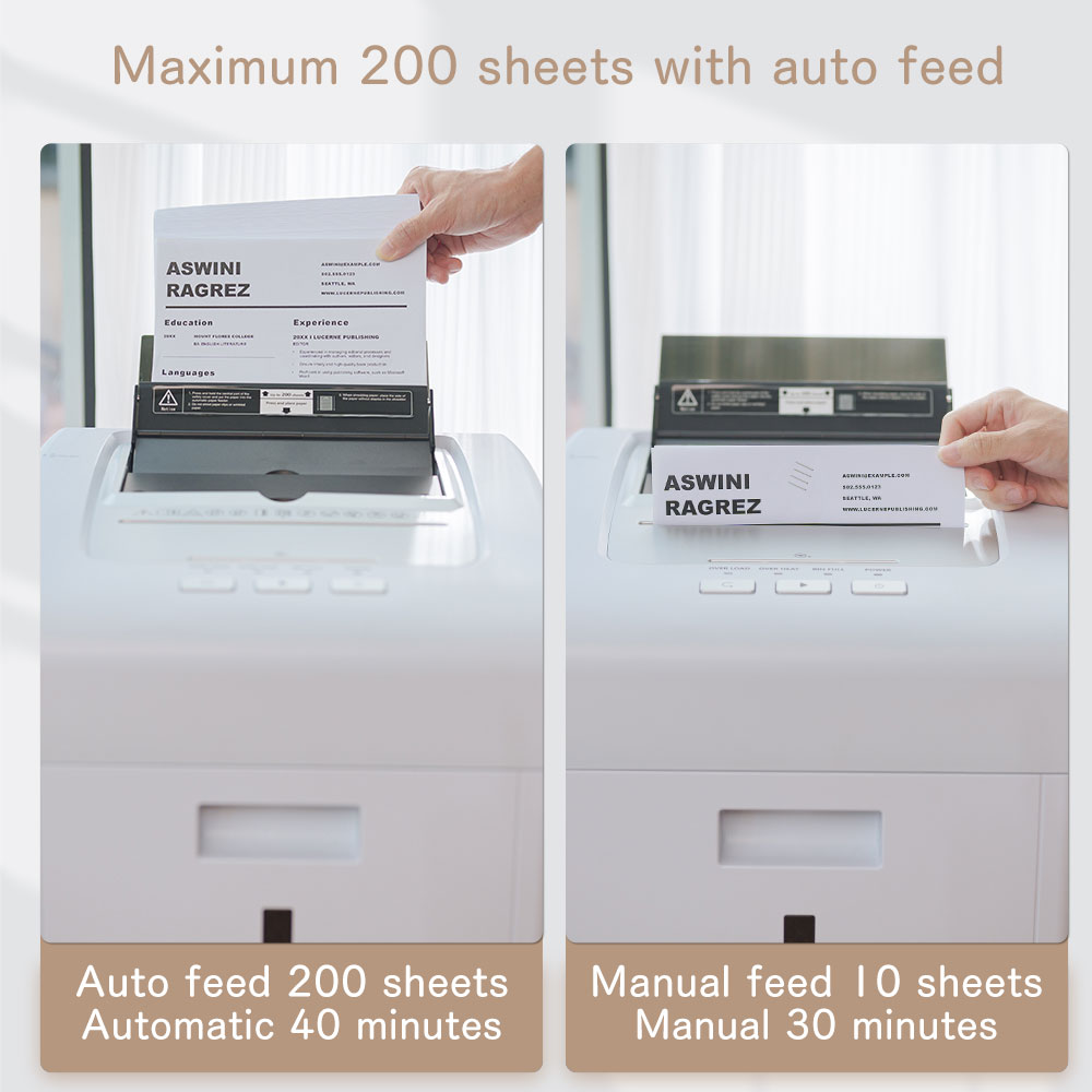 آلة تمزيق الورق الأوتوماتيكية  - مراجعة Paper Shredder Micro وسعره