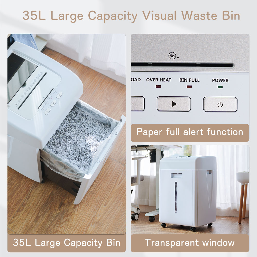 آلة تمزيق الورق الأوتوماتيكية  - مراجعة Paper Shredder Micro وسعره