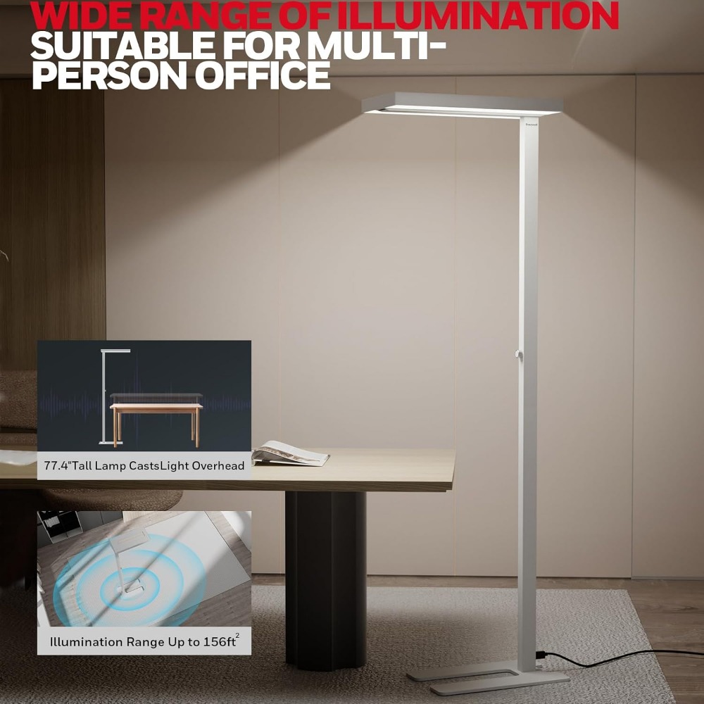 مصباح أرضي LED بتصميم عصري - إ - مراجعة Home Office Design وسعره
