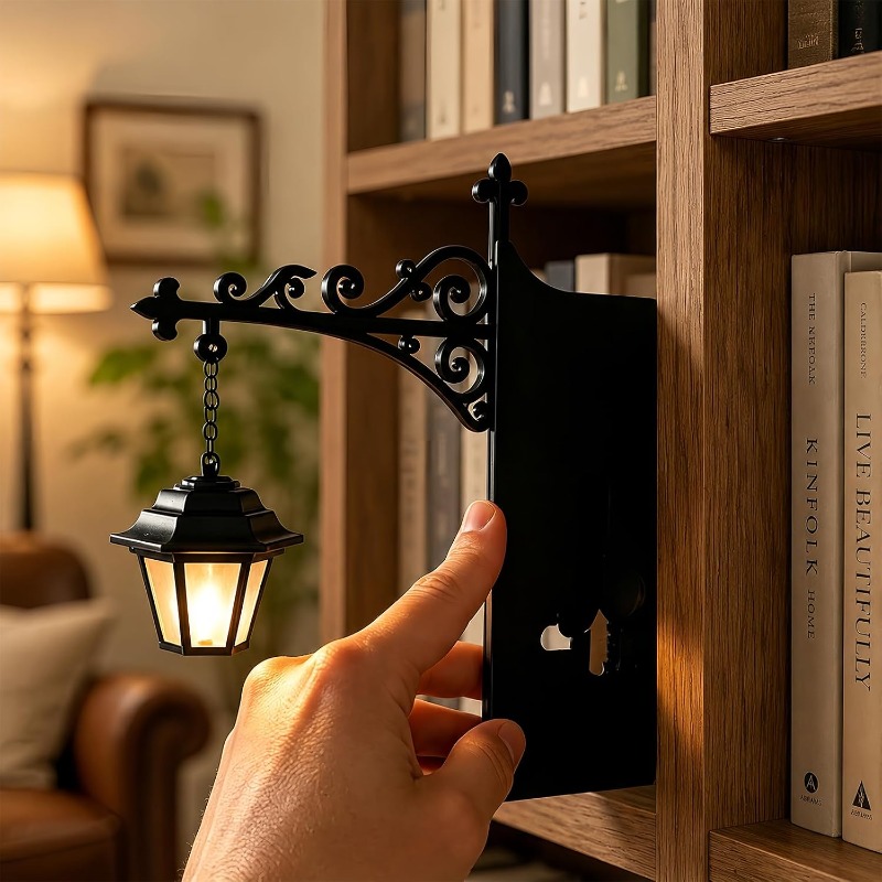 مصباح مكتبة صغير بتصميم عتيق،  - مراجعة Home Office With Library وسعره