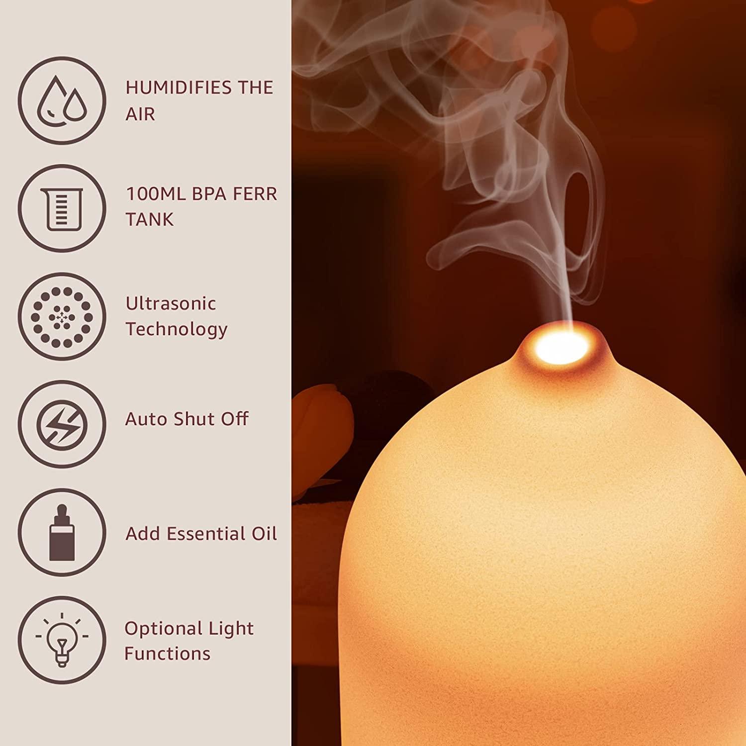 100 مللي موزع الزيوت العطرية ا - مراجعة Home Office Gadgets وسعره