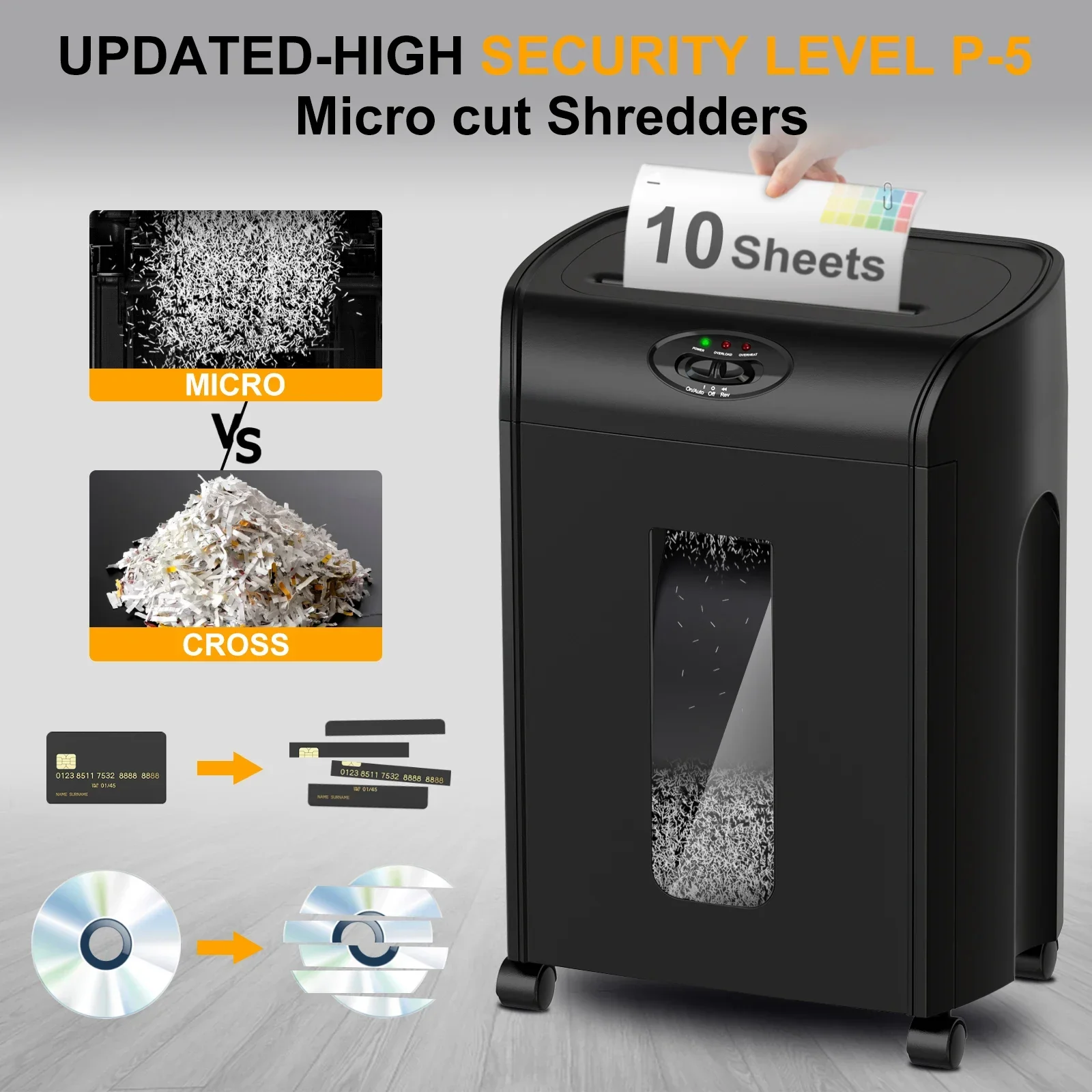 آلة تقطيع الورق الصغيرة المكون - مراجعة Paper Shredder Micro وسعره