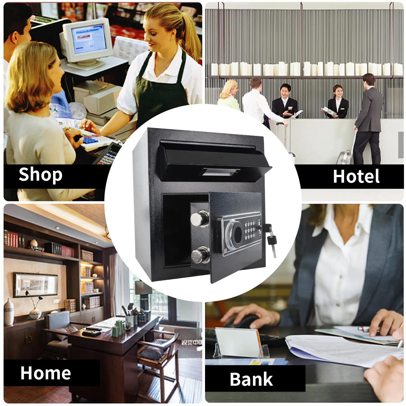 -صندوق أمان مع قفل أمان للوحة  - مراجعة Home Office Passport وسعره