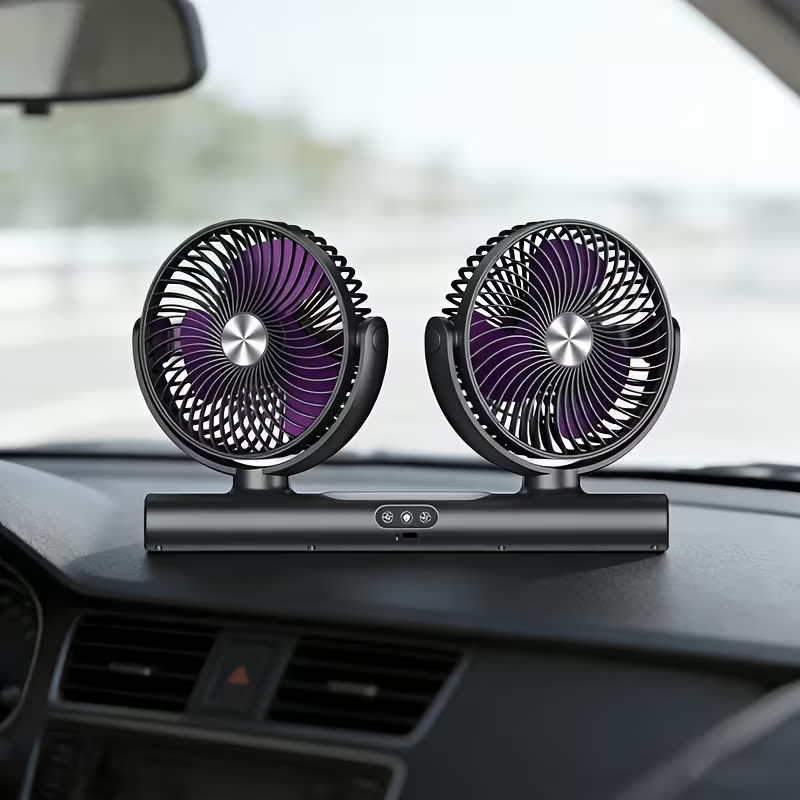 مروحة تدوير هواء مزدوجة الرأس  - مراجعة Home Office Gadgets وسعره