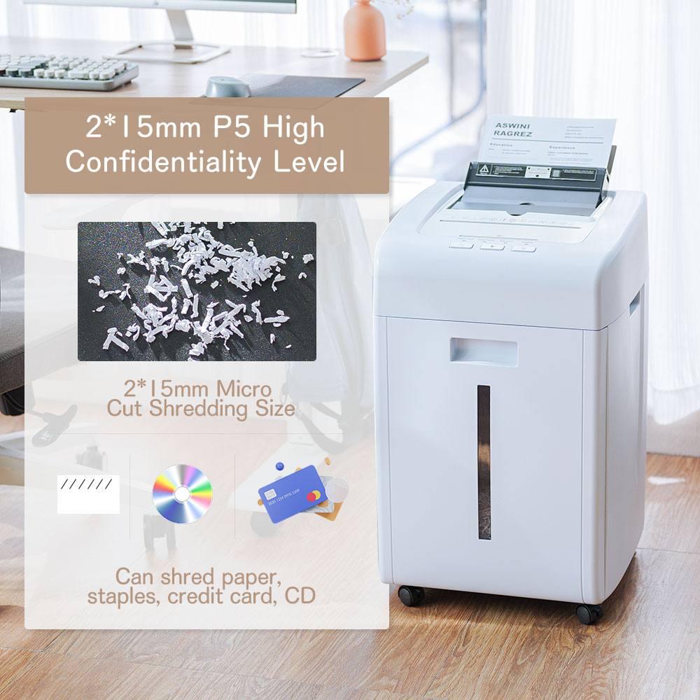 آلة تمزيق ورق قوية سعة 35 لتر، - مراجعة Paper Shredder Micro وسعره