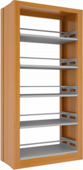 أرفف كتب مزدوجة الجوانب مباشرة - مراجعة Home Office With Library وسعره