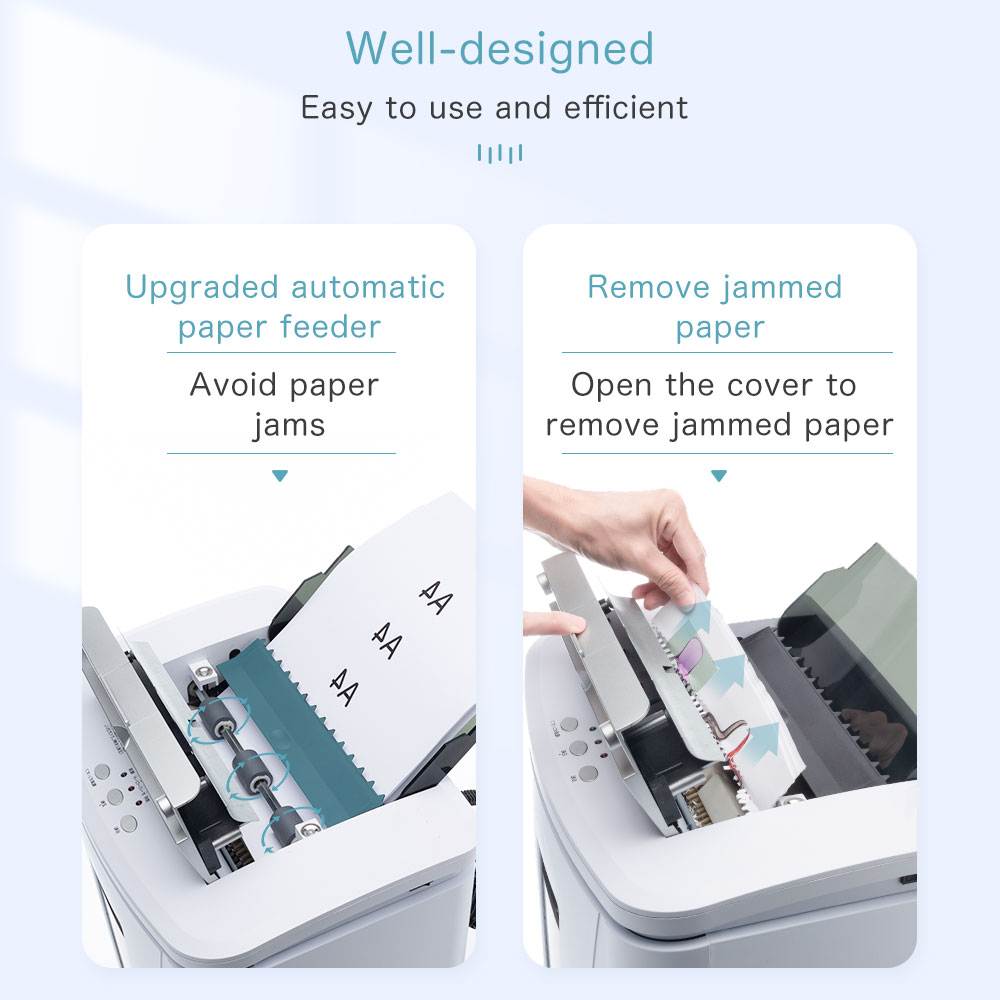 آلة تمزيق ورق أوتوماتيكية عالي - مراجعة Paper Shredder Micro وسعره