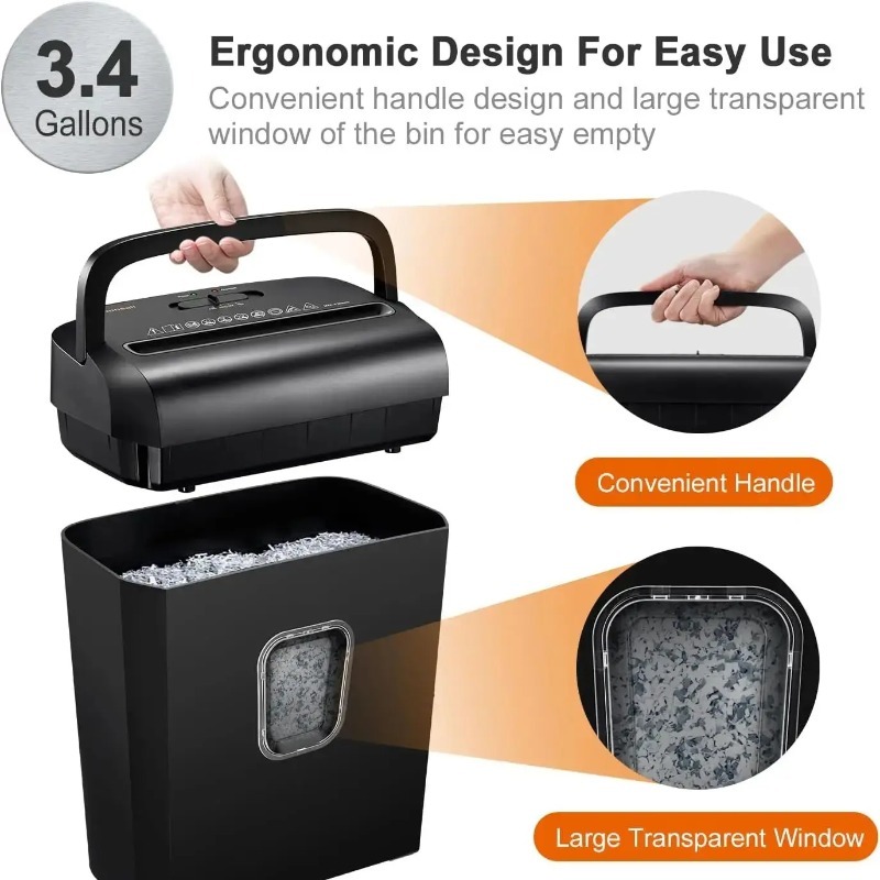 ماكينة تقطيع الورق ذات 6 أوراق - مراجعة Paper Shredder Micro وسعره