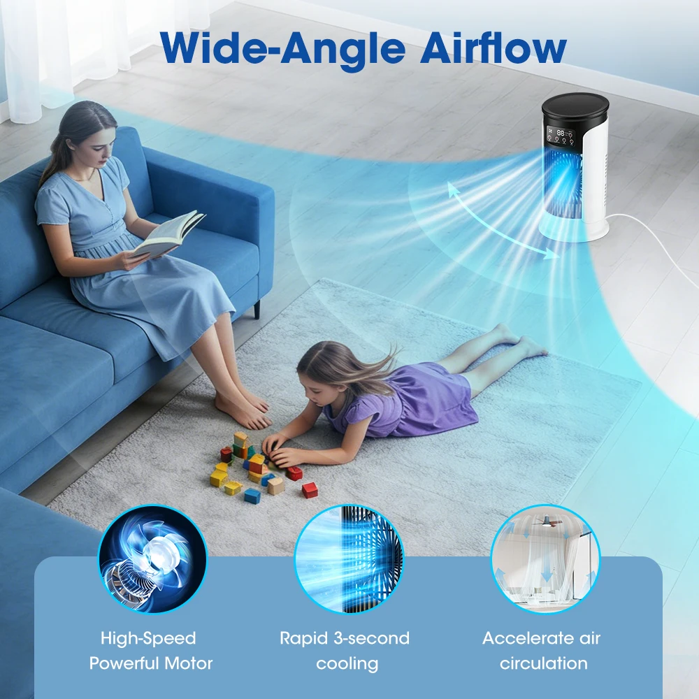 مروحة منزلية 3 في 1، مكيف هواء - مراجعة Home Office Gear وسعره
