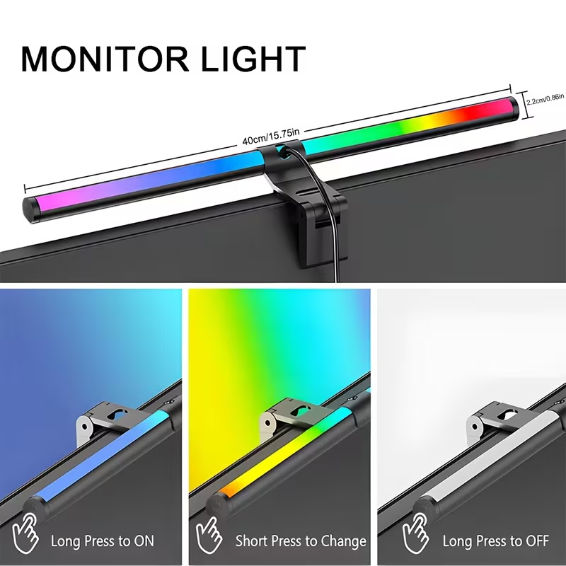 شريط إضاءة LED معلق لشاشة الكم - مراجعة Home Office Gadgets وسعره